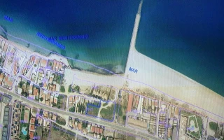 Grosses Bau-Grundstück in erster Strandlinie in Les Deves Dénia