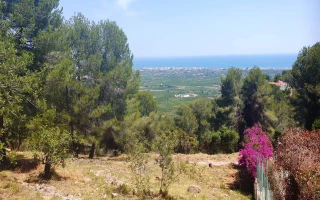Sonniges Grundstück mit Meerblick in Oliva – Urb. Tossal Gross