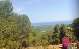 Sonniges Grundstück mit Meerblick in Oliva - Urb. Tossal Gross
