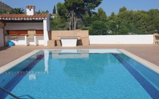 Sonnige Villa in Dénia am Móntgo