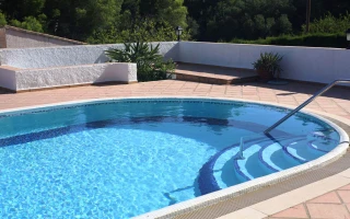 Sonnige Villa in Dénia am Móntgo
